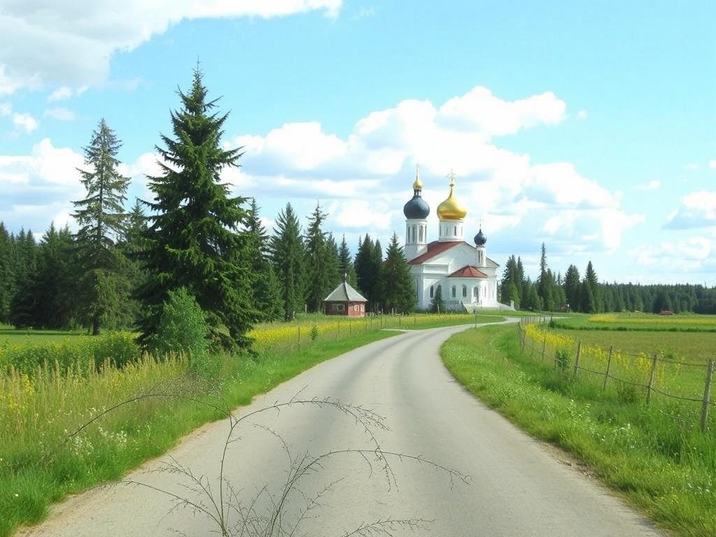 Дорога из Пскова до Печоры: особенности маршрута и виды по пути